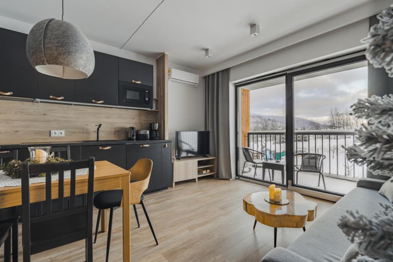 Szczyrk Ptasie Apartamenty Nowosc Z Widokiem Na Gory Bagian luar foto