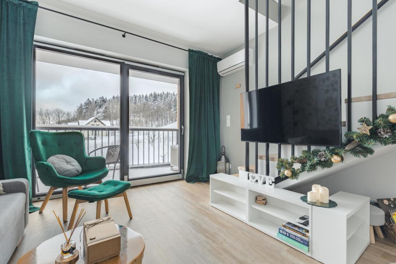 Szczyrk Ptasie Apartamenty Nowosc Z Widokiem Na Gory Bagian luar foto